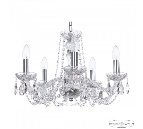 Подвесная люстра Bohemia Ivele Crystal 119/5/165 Ni Подвесная люстра Bohemia Ivele Crystal 119/5/165 Ni