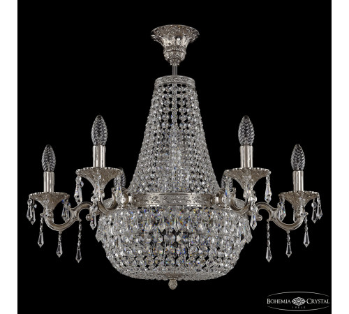 Потолочная люстра Bohemia Ivele Crystal 2201H201/6/70IV Ni