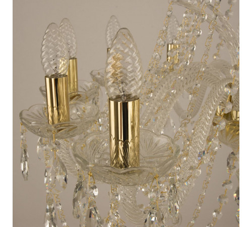 Подвесная люстра Bohemia Ivele Crystal 105/12/240 G Подвесная люстра Bohemia Ivele Crystal 105/12/240 G