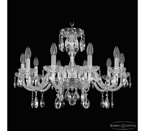 Подвесная люстра Bohemia Ivele Crystal 117/10/240 Ni Подвесная люстра Bohemia Ivele Crystal 117/10/240 Ni