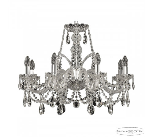 Подвесная люстра Bohemia Ivele Crystal 105/8/240 Ni Подвесная люстра Bohemia Ivele Crystal 105/8/240 Ni