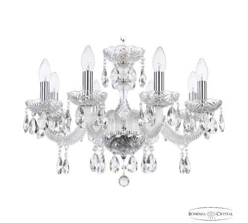 Подвесная люстра Bohemia Ivele Crystal 117/8/195 Ni Подвесная люстра Bohemia Ivele Crystal 117/8/195 Ni