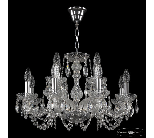 Подвесная люстра Bohemia Ivele Crystal 119/8+4/200 Ni Подвесная люстра Bohemia Ivele Crystal 119/8+4/200 Ni