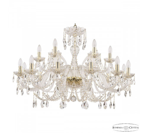 Подвесная люстра Bohemia Ivele Crystal 105/12+6/360 G Подвесная люстра Bohemia Ivele Crystal 105/12+6/360 G