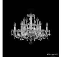 Подвесная люстра Bohemia Ivele Crystal 1402/6+3/195 Ni Leafs