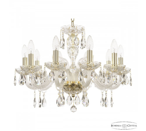 Подвесная люстра Bohemia Ivele Crystal 118/10/195 G Подвесная люстра Bohemia Ivele Crystal 118/10/195 G