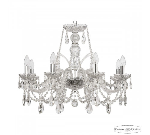 Подвесная люстра Bohemia Ivele Crystal 105/8/240 Ni Подвесная люстра Bohemia Ivele Crystal 105/8/240 Ni