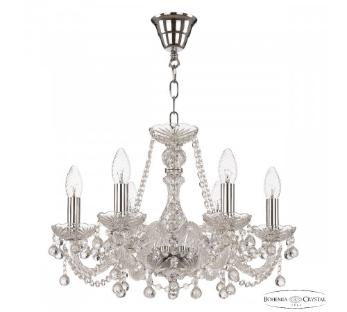 Подвесная люстра Bohemia Ivele Crystal 108/6/165 Ni Подвесная люстра Bohemia Ivele Crystal 108/6/165 Ni