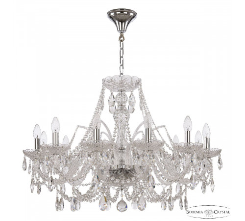 Подвесная люстра Bohemia Ivele Crystal 105/12/300 Ni Подвесная люстра Bohemia Ivele Crystal 105/12/300 Ni
