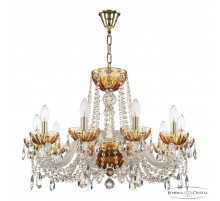 Подвесная люстра Bohemia Ivele Crystal 5402/10/240 G Amber/M-1H