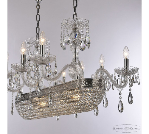 Подвесная люстра Bohemia Ivele Crystal 1452/8/195/800 Ni Подвесная люстра Bohemia Ivele Crystal 1452/8/195/800 Ni