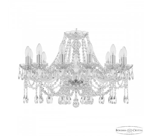 Подвесная люстра Bohemia Ivele Crystal 107/12/240 Ni Подвесная люстра Bohemia Ivele Crystal 107/12/240 Ni