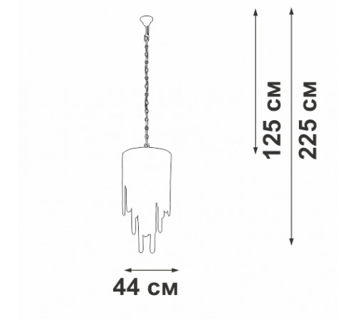 Подвесная люстра Vitaluce V5885-9/7 Подвесная люстра Vitaluce V5885-9/7
