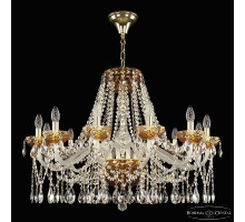 Подвесная люстра Bohemia Ivele Crystal 5413/12/300 G Amber/M-1F