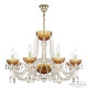 Подвесная люстра Bohemia Ivele Crystal 5402/8/240 G Amber/M-1F
