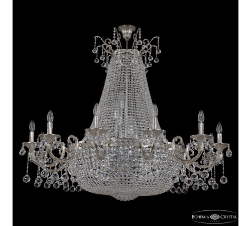 Потолочная люстра Bohemia Ivele Crystal 2128H209/12/123IV/Y1 Ni