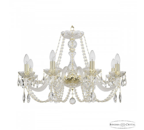 Подвесная люстра Bohemia Ivele Crystal 101/8/240 G Подвесная люстра Bohemia Ivele Crystal 101/8/240 G