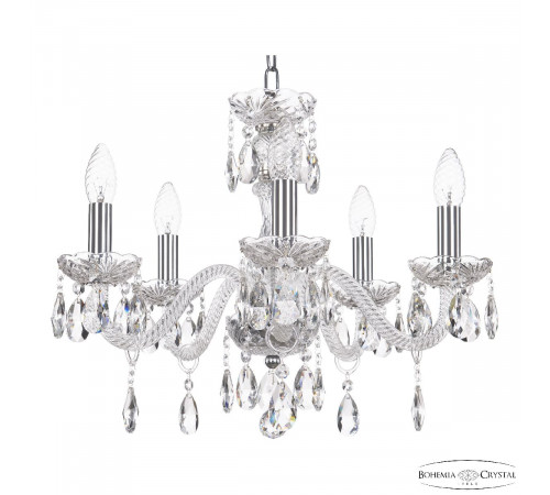 Подвесная люстра Bohemia Ivele Crystal 117/5/165 Ni Подвесная люстра Bohemia Ivele Crystal 117/5/165 Ni