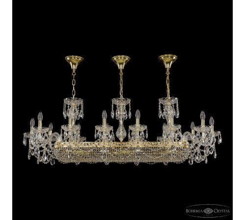 Подвесная люстра Bohemia Ivele Crystal 1453/14/195/1000 G Подвесная люстра Bohemia Ivele Crystal 1453/14/195/1000 G