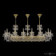Подвесная люстра Bohemia Ivele Crystal 1453/14/195/1000 G