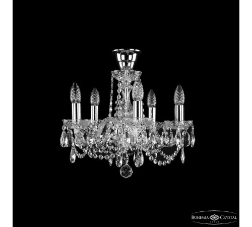 Подвесная люстра Bohemia Ivele Crystal 1402/5/141 Ni Tube Подвесная люстра Bohemia Ivele Crystal 1402/5/141 Ni Tube