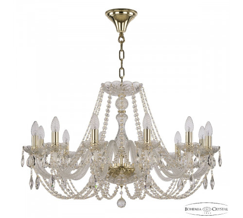 Подвесная люстра Bohemia Ivele Crystal 101/12/300 G Подвесная люстра Bohemia Ivele Crystal 101/12/300 G