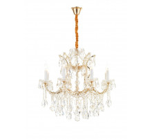 Подвесная люстра iLamp Diamond 6071-8 GD+CL