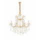 Подвесная люстра iLamp Diamond 6071-8 GD+CL