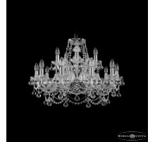 Подвесная люстра Bohemia Ivele Crystal 1411/10+5/240 Ni Balls