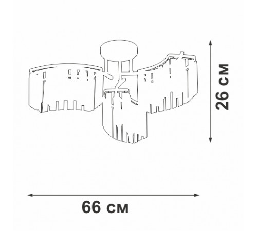 Потолочная люстра Vitaluce V5884-0/6PL Потолочная люстра Vitaluce V5884-0/6PL
