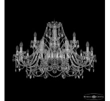 Подвесная люстра Bohemia Ivele Crystal 1411/10+5/360 Ni
