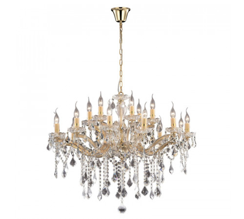 Подвесная люстра Ideal Lux Florian SP18 Oro 075181 Подвесная люстра Ideal Lux Florian SP18 Oro 075181