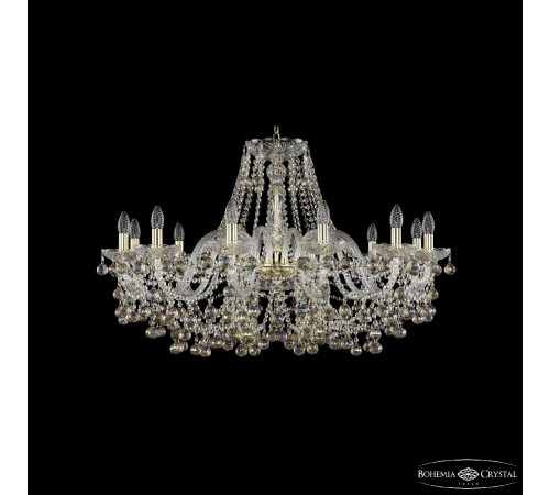 Подвесная люстра Bohemia Ivele Crystal 1409/12/360 G K801 Подвесная люстра Bohemia Ivele Crystal 1409/12/360 G K801