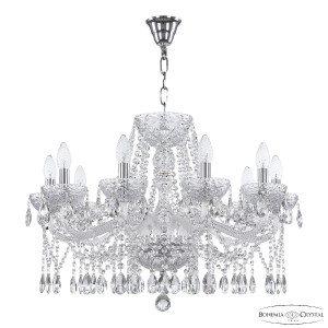 Подвесная люстра Bohemia Ivele Crystal 5413/10/240 Ni Clear/M-1F