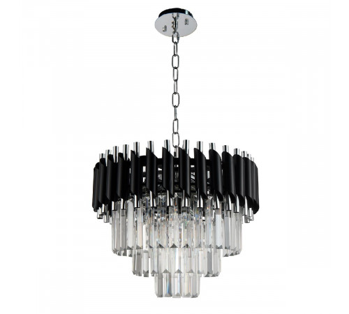 Подвесная люстра Natali Kovaltseva DARIAN 76017/5C CHROME BLACK Подвесная люстра Natali Kovaltseva DARIAN 76017/5C CHROME BLACK