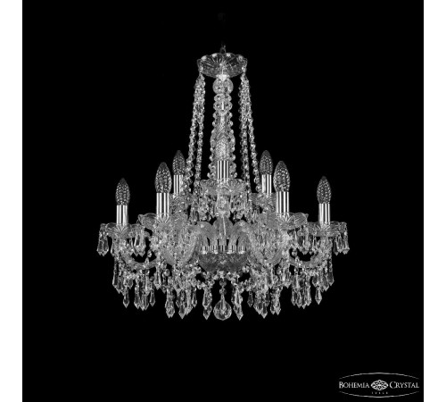 Подвесная люстра Bohemia Ivele Crystal 1403/6+3/195/h-60 Ni Подвесная люстра Bohemia Ivele Crystal 1403/6+3/195/h-60 Ni