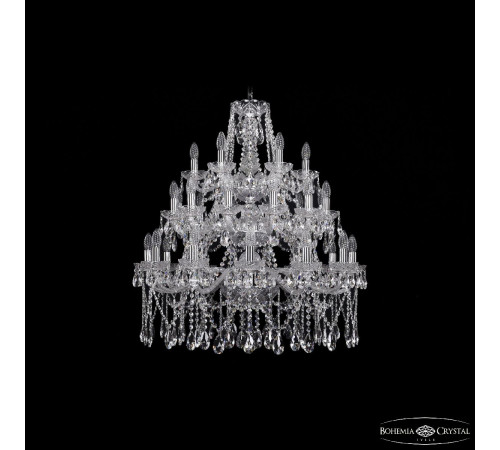 Подвесная люстра Bohemia Ivele Crystal 1413/12+12+6/300/3d Ni Подвесная люстра Bohemia Ivele Crystal 1413/12+12+6/300/3d Ni