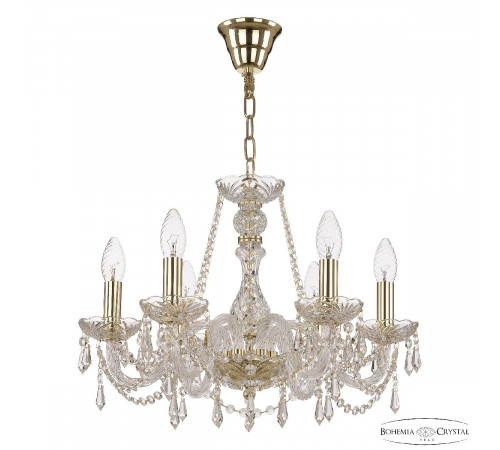Подвесная люстра Bohemia Ivele Crystal 104/6/165 G Подвесная люстра Bohemia Ivele Crystal 104/6/165 G