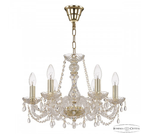 Подвесная люстра Bohemia Ivele Crystal 112/6/165 G V0300 Подвесная люстра Bohemia Ivele Crystal 112/6/165 G V0300
