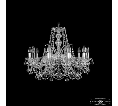 Подвесная люстра Bohemia Ivele Crystal 1411/10/240 Ni Balls Подвесная люстра Bohemia Ivele Crystal 1411/10/240 Ni Balls