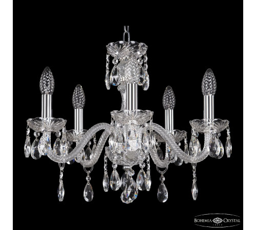 Подвесная люстра Bohemia Ivele Crystal 117/5/165 Ni Подвесная люстра Bohemia Ivele Crystal 117/5/165 Ni
