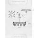Потолочная люстра Lumien Hall Kristin LH0066/8C-AB-CL