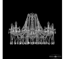 Подвесная люстра Bohemia Ivele Crystal 1413/12/300 Ni Leafs