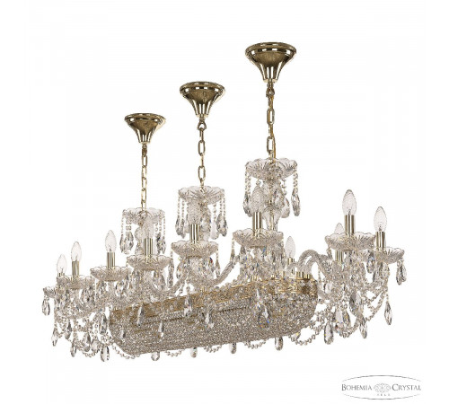 Подвесная люстра Bohemia Ivele Crystal 1453/14/195/1000 G Подвесная люстра Bohemia Ivele Crystal 1453/14/195/1000 G