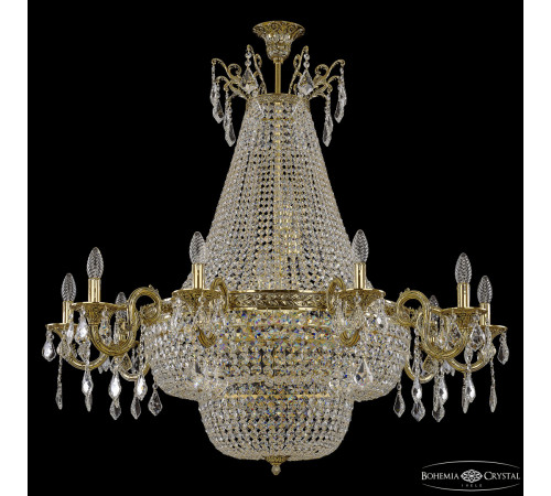 Потолочная люстра Bohemia Ivele Crystal 2110H203/8/100IV/Y1 GB Leafs Потолочная люстра Bohemia Ivele Crystal 2110H203/8/100IV/Y1 GB Leafs