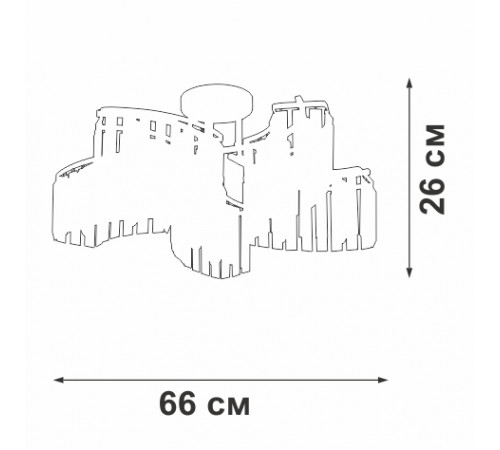 Потолочная люстра Vitaluce V5884-0/10PL Потолочная люстра Vitaluce V5884-0/10PL