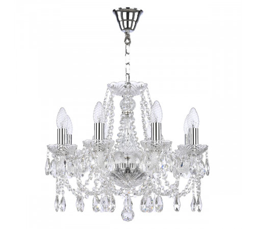 Подвесная люстра Bohemia Ivele Crystal 107/8/165 Ni Подвесная люстра Bohemia Ivele Crystal 107/8/165 Ni