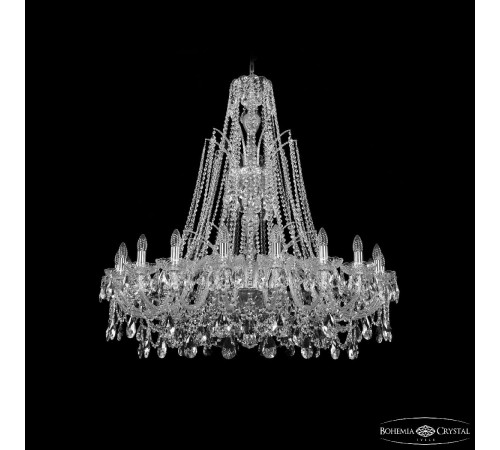Подвесная люстра Bohemia Ivele Crystal 1411/20/400/XL-120 Ni Подвесная люстра Bohemia Ivele Crystal 1411/20/400/XL-120 Ni