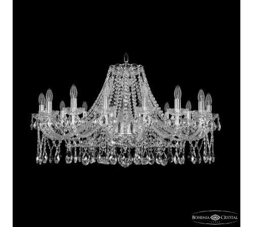 Подвесная люстра Bohemia Ivele Crystal 1413/16/360 Ni Подвесная люстра Bohemia Ivele Crystal 1413/16/360 Ni