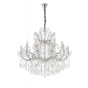 Подвесная люстра iLamp Diamond 6071-18 CR+CL